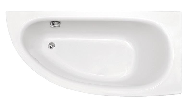 Ванна акрилова Besco Milena 150х70 см правостороння глянсовий білий #WAM-150-NP