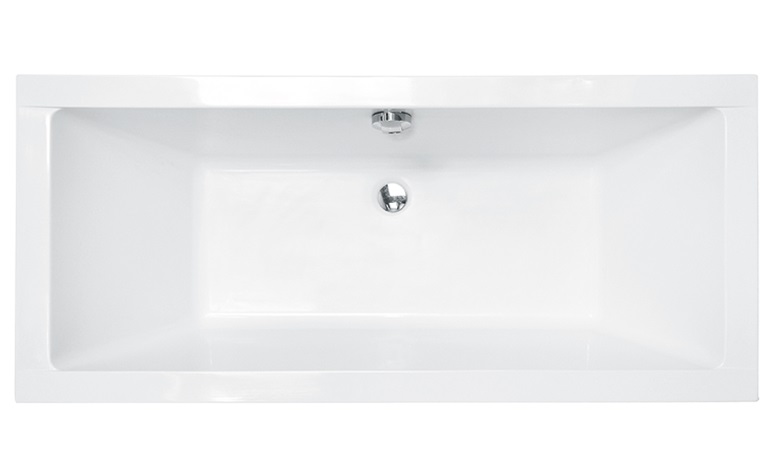 Ванна акриловая Besco Quadro 165х75 см глянцевый белый #WAQ-165-PK