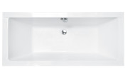 Ванна акриловая Besco Quadro Slim 190х90 см глянцевый белый #WAQ-190-SL