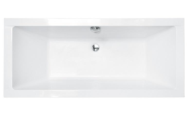 Ванна акрилова Besco Quadro 165х75 см білий глянсовий #WAQ-165-PK