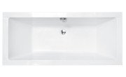 Ванна акриловая Besco Quadro 170х75 см глянцевый белый #WAQ-170-PK
