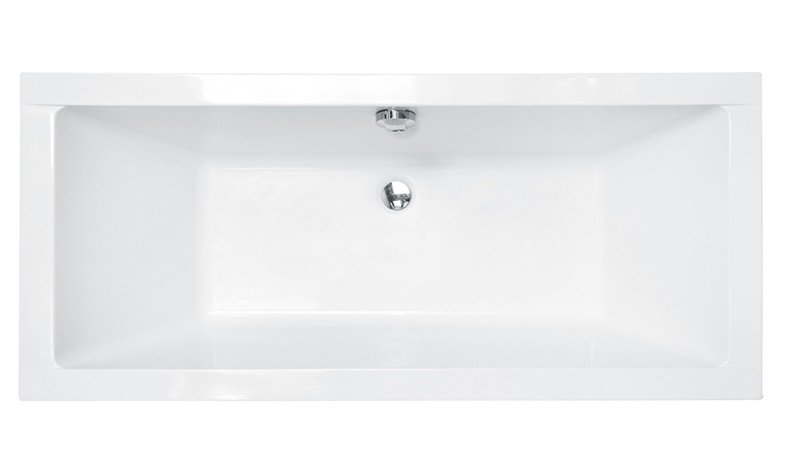 Ванна акрилова Besco Quadro Slim 155х70 см білий глянсовий #WAQ-155-SL