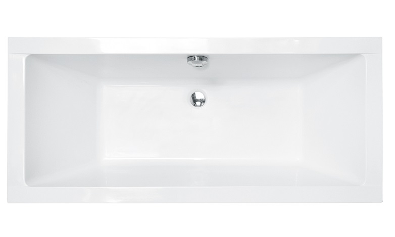 Ванна акриловая Besco Quadro Slim 190х90 см глянцевый белый #WAQ-190-SL