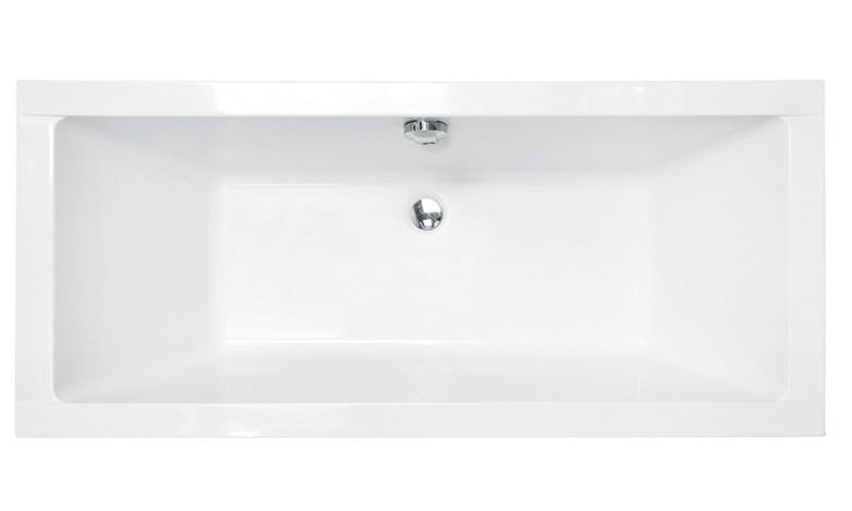 Ванна акрилова Besco Quadro Slim 190х90 см білий глянсовий #WAQ-190-SL