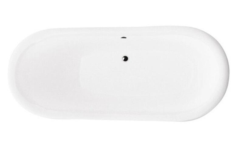 Ванна акриловая Besco Amelia 190х77 см белые ножки глянцевый белый #WKA-190W+BI