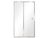 Душевая дверь Besco Duo Slide 120х195 см раздвижная глянцевый хром/прозрачное стекло DDS-120