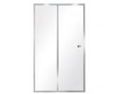 Душевая дверь Besco Duo Slide 130х195 см раздвижная глянцевый хром/прозрачное стекло DDS-130