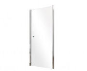 Душевая дверь Besco Sinco 90х195 см распашная глянцевый хром/прозрачное стекло DS-90