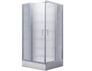 Душевая кабина Besco Modern 90х90 см профиль хром/стекло графитовое MK-90-165-G