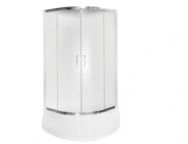 Душевая кабина Besco Modern 90х90 см профиль хром/стекло графитовое MP-90-165-G