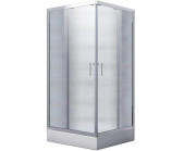 Душова кабіна Besco Modern 90х90 см профіль хром/скло прозоре MK-90-165-C