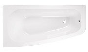 Ванна акрилова Besco Luna 150х80 см лівостороння глянсовий білий #WAL-150-NL