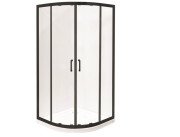 Душевая кабина Besco Modern 90х90 см профиль черный матовый/стекло прозрачное MPB-90-190-C