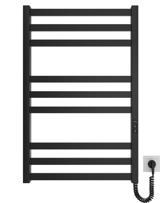 Электрический полотенцесушитель Mario Чикаго-I 800x500/80 TR К черный мат 4820111357475