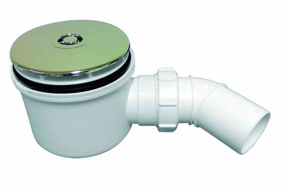 Сифон для душового піддону McAlpine хром HC2750LCP