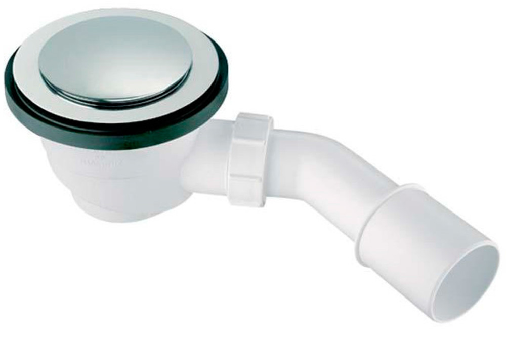 Сифон для душового піддону McAlpine клік-клак хром HC27CLCP