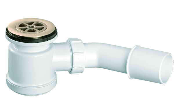 Сифон McAlpine для душевого поддона 50 мм сатин НС26-SC