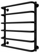 Водяной полотенцесушитель Mario Стандарт 600x530/500 черный мат 4820258983117