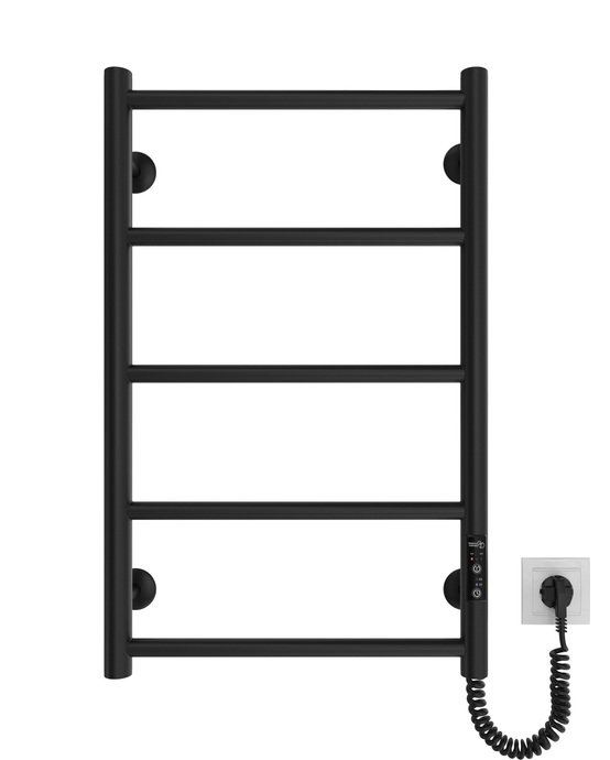 Электрический полотенцесушитель Mario Классик F HP -I 650x430 TR K черный мат 4820111357598