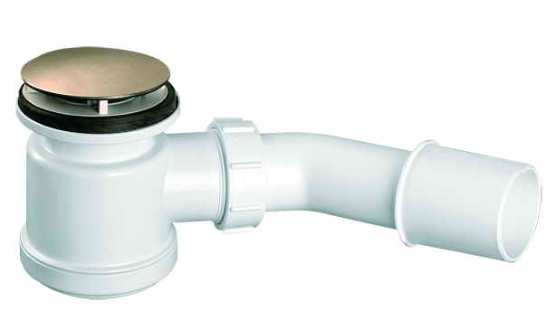 Сифон McAlpine для душевого поддона 50 мм бронза НС26-АВ