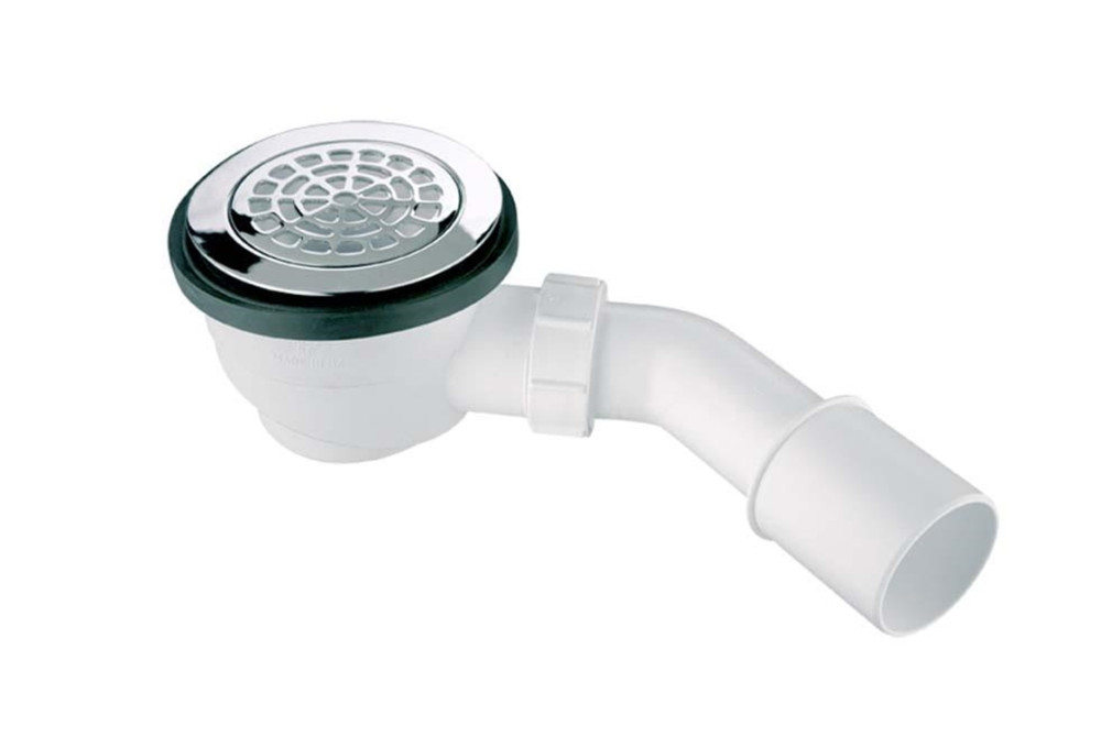 Сифон McAlpine для душевого поддона 90 мм хром HC27-CPBR