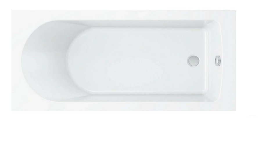 Ванна акриловая Ravak Flow 180x80 см белый XC00100116