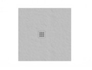 Душевой поддон Ravak Slate Pro 90x90 см литой мрамор серый XA03773O010
