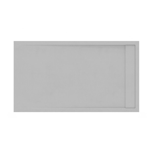 Душовий піддон Ravak Sandstone Pro 160x90 см литий мармур сірий XA03S74O010