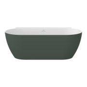 Ванна акрилова Ravak Freedom Wall II Tec 170x87 см білий/зелений CC71200000