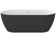 Ванна акриловая Ravak Freedom Wall II Tec 170x87 см белый/черный CC71700000