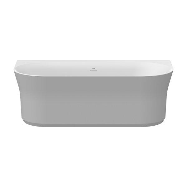 Ванна акриловая Ravak Ypsilon Wall 178x86 см белый/дымчато-серый XC00100077
