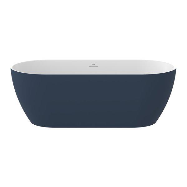 Ванна акриловая Ravak Freedom O Tec 170x77 см белый/синий CD21400000