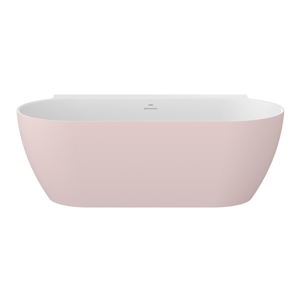 Ванна акрилова Ravak Freedom Wall II Tec 170x87 см білий/рожевий CC71600000