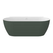 Ванна акрилова Ravak Freedom Wall II Tec 170x87 см білий/зелений CC71200000