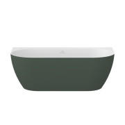 Ванна акрилова Ravak Freedom Wall Tec 170x87 см білий/зелений CE31200000