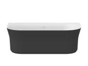 Ванна акрилова Ravak Ypsilon Wall 178x86 см білий/чорний XC00100057