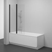 Шторка для ванны Ravak CVS2-100 L прозрачное стекло/черный 7QLA0300Z1