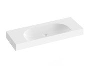 Раковина для ванной Ravak Lite S 120х45 см литой мрамор белый XJX01312000