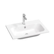 Раковина для ванной Ravak Chrome Slim 70х49 см литой мрамор белый XJG01170001