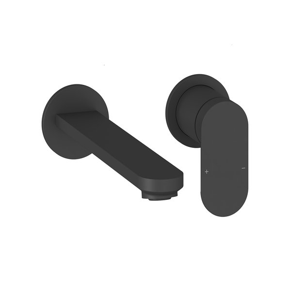 Змішувач для раковини Ravak Chrome II настінний одноважільний чорний X070592