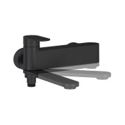 Смеситель для ванной Ravak Chrome II однорычажный черный X070463