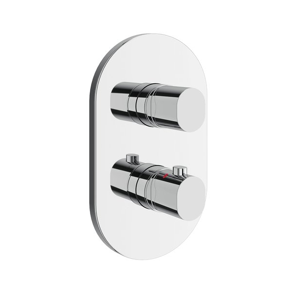 Термостат для душу прихованого монтажу Ravak Chrome II хром X070455