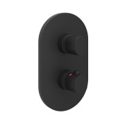 Термостат для душа скрытого монтажа Ravak Chrome II черный X070467