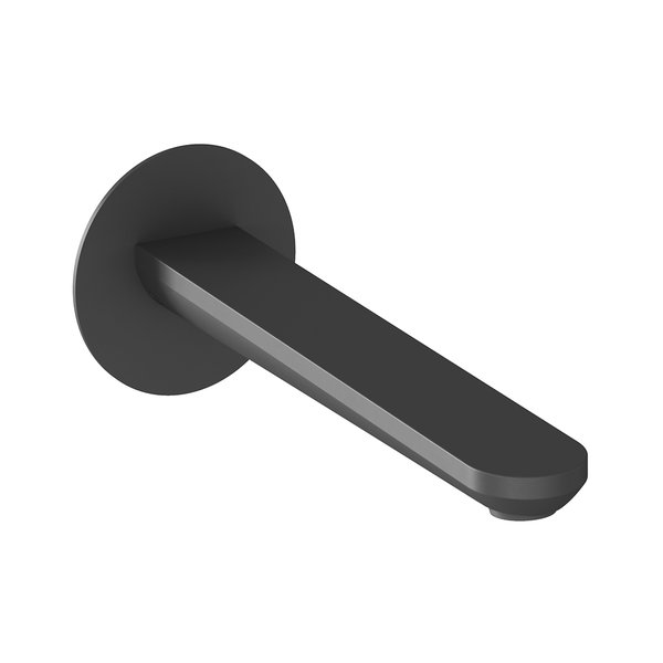 Вилив для змішувача Ravak Eleganta настінний чорний матовий X07P804