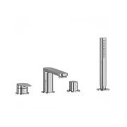 Змішувач на борт ванни Ravak Chrome II з душовим гарнітуром хром X070587