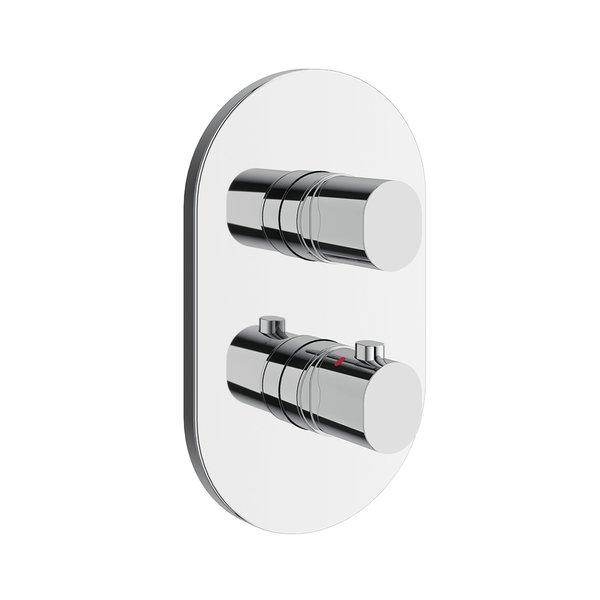 Термостат для душа скрытого монтажа Ravak Chrome II хром X070455
