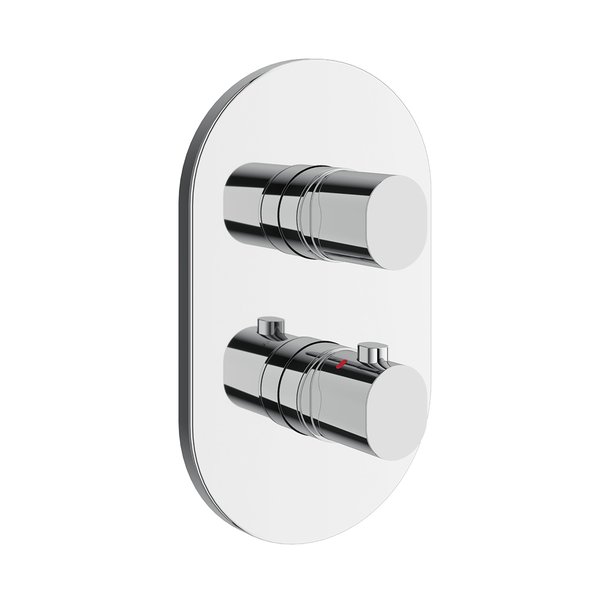 Термостат для душа скрытого монтажа Ravak Chrome II хром X070457