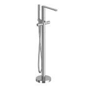 Смеситель для ванной Ravak Chrome II напольный с душевым гарнитуром хром X070456