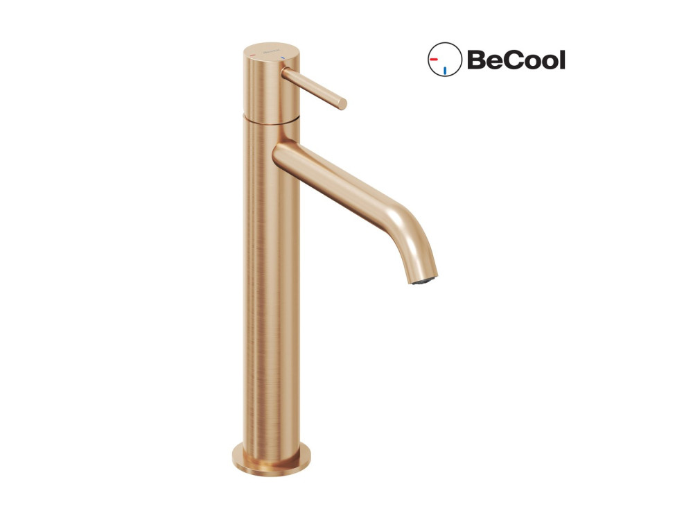 Змішувач для раковини Ravak Espirit BeCool одноважільний золото матове X070618