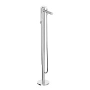 Смеситель для ванной Ravak Spring напольный с душевым гарнитуром хром X070537